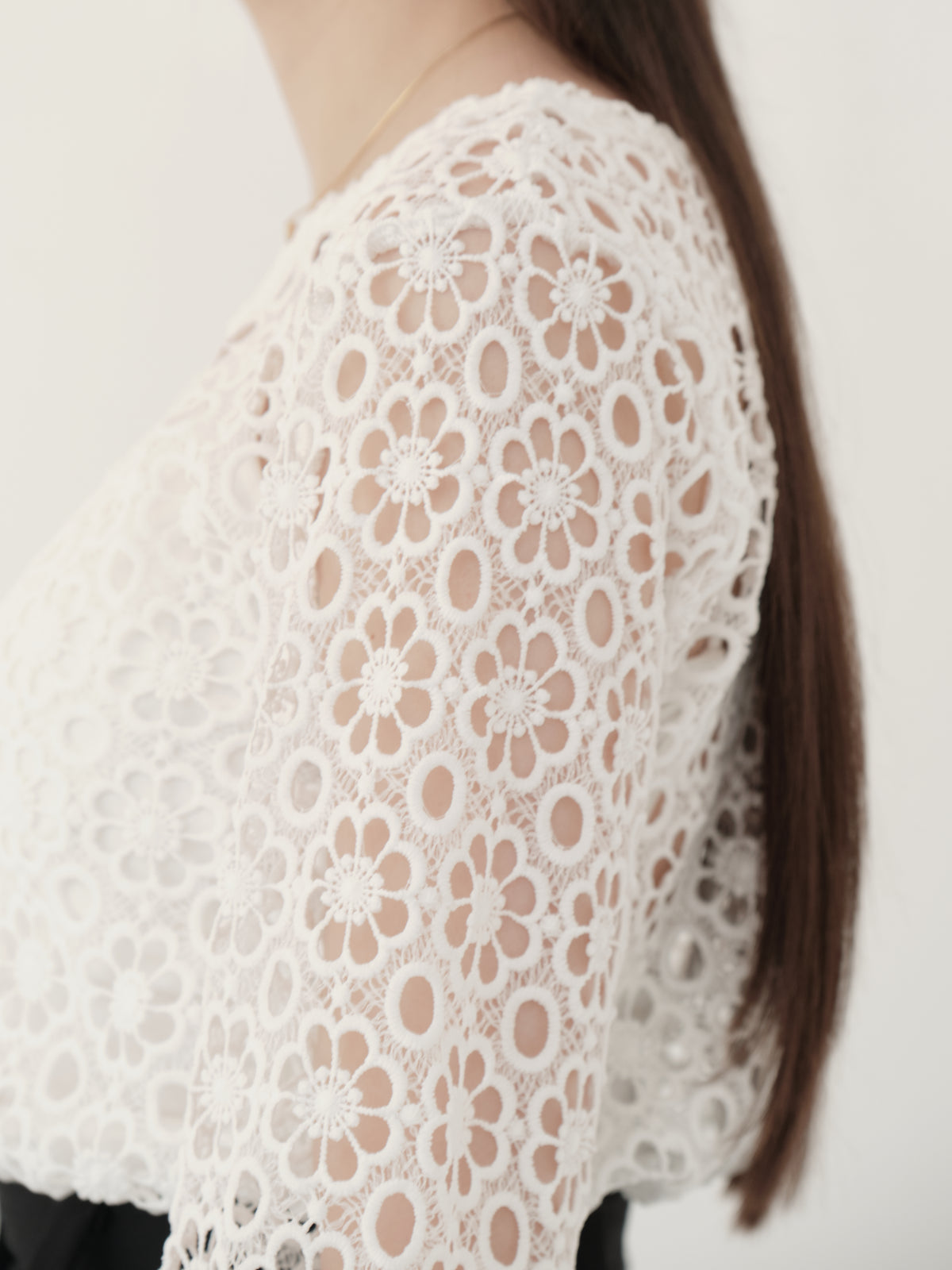 flower lace 2way top