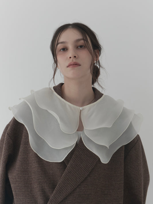 2way layered tulle collar