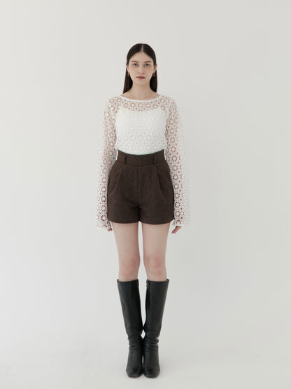 flower lace 2way top