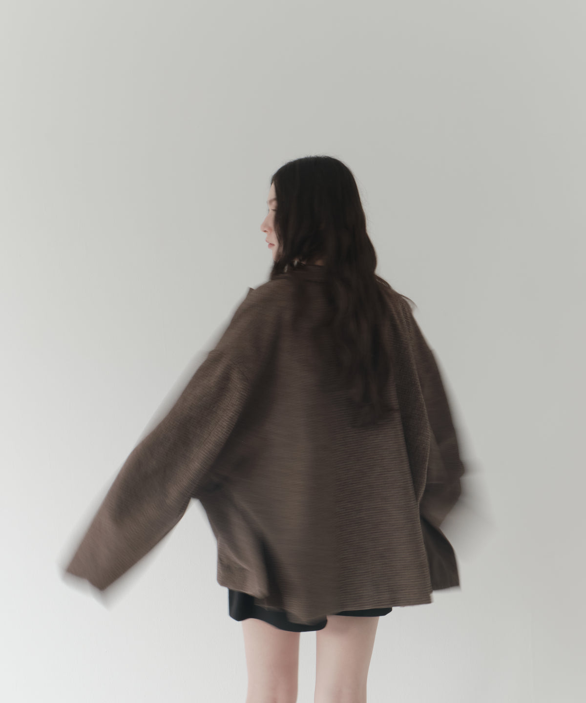 wool blend classic check jacket