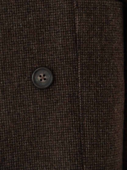 wool blend classic check jacket