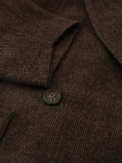 wool blend classic check jacket