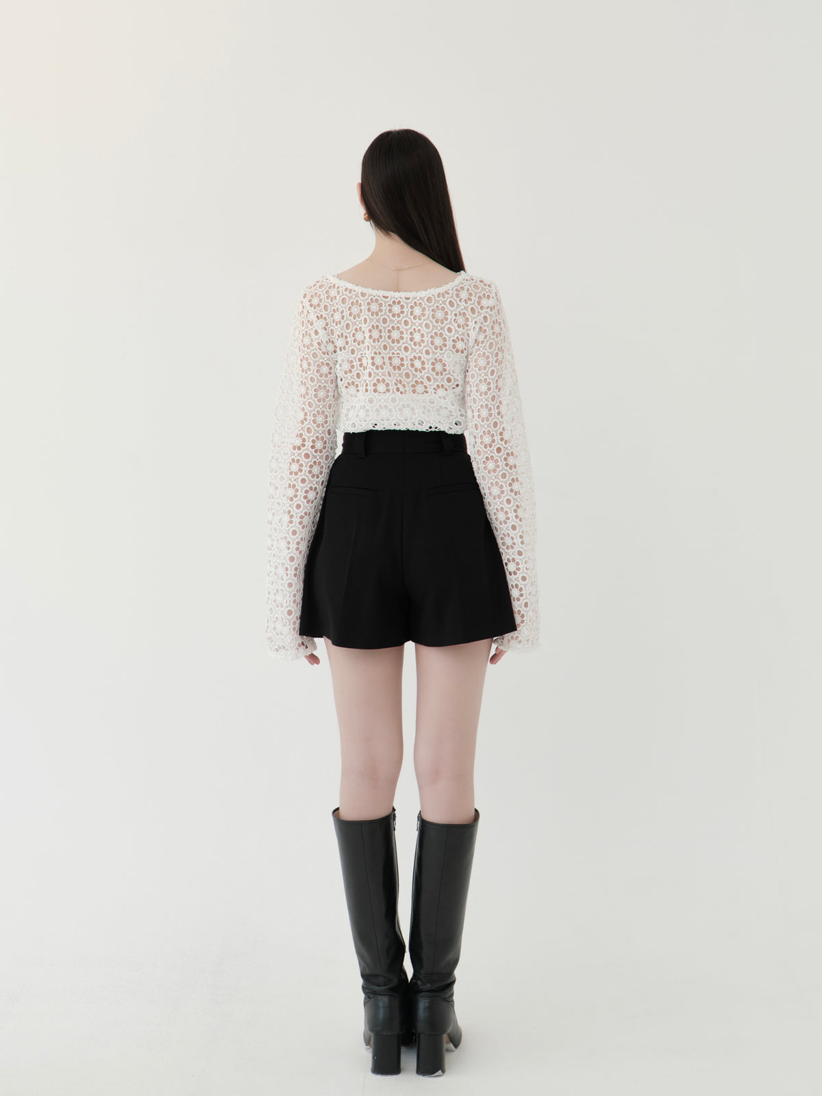 flower lace 2way top