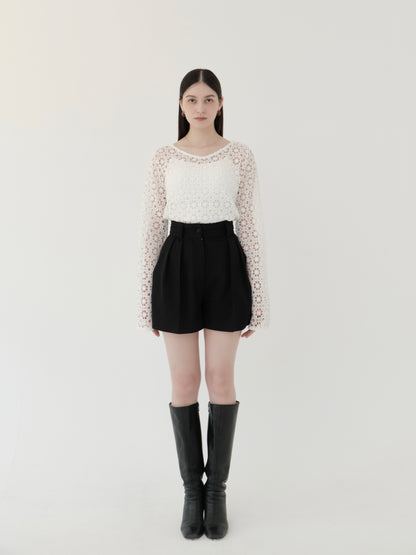 flower lace 2way top